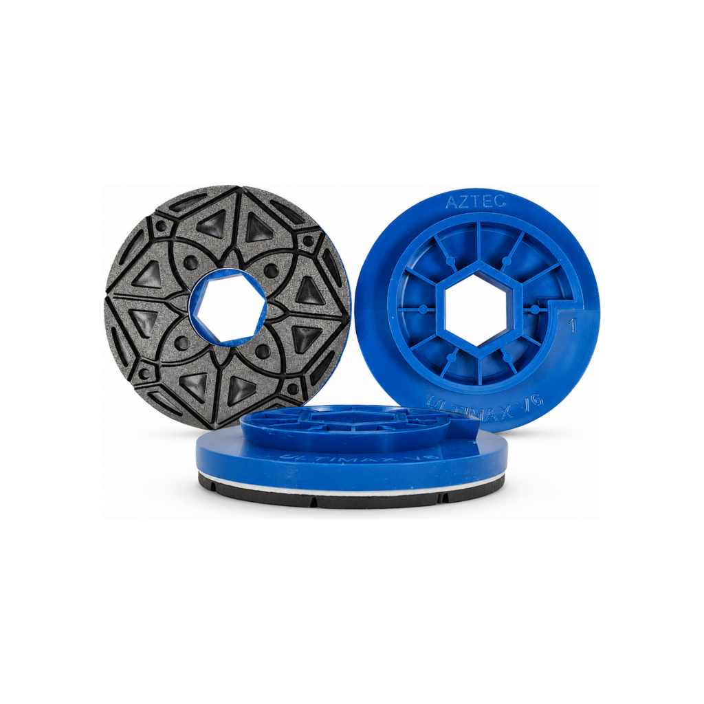Aztec Ultimax V6 Snail Lock Edge Polishing Pads for edge polishing