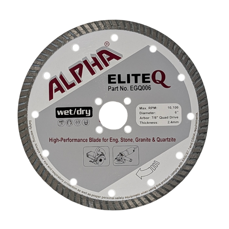 Alpha Elite Q Blade - Granite, Engineered Stone & Quartzite Blade ...